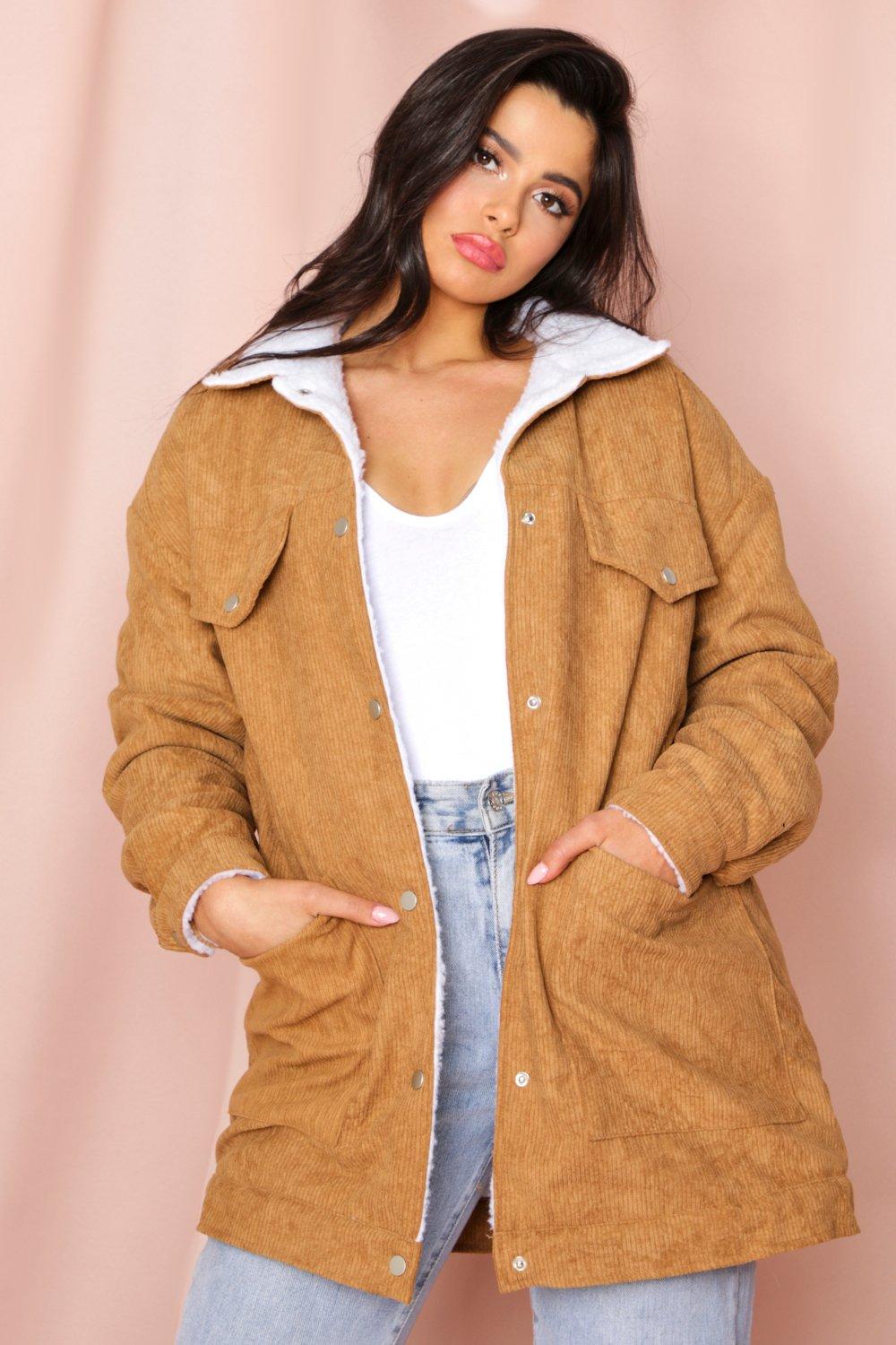 teddy bear lined jacket