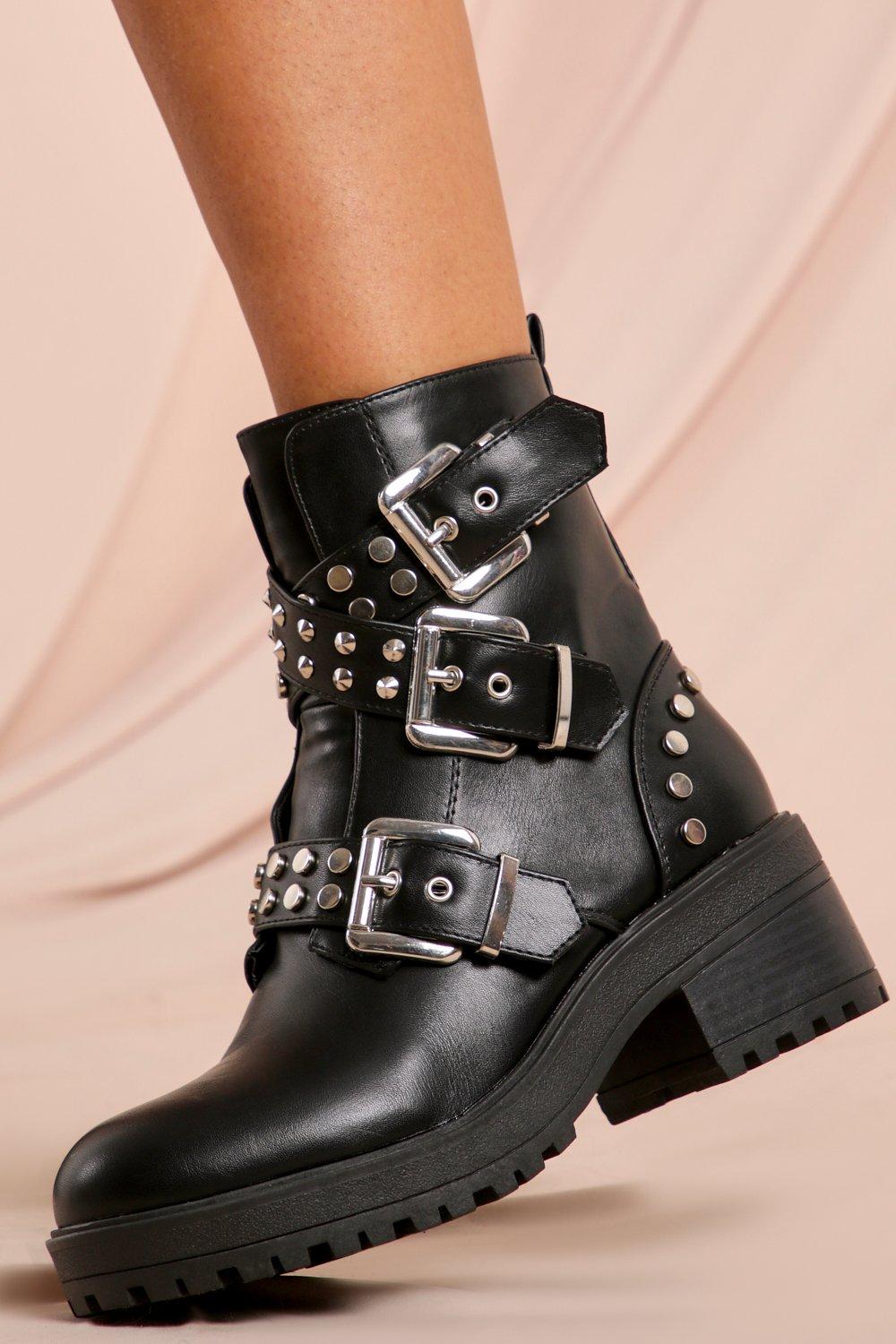 studded hiker boots