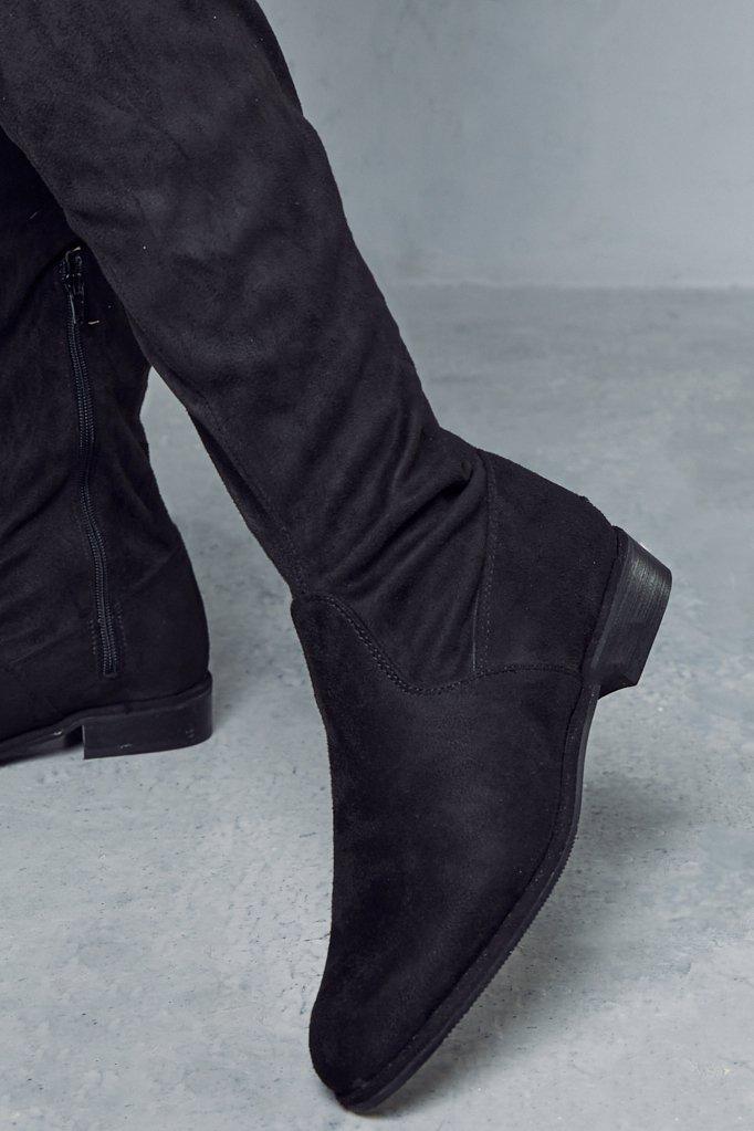knee boots flat