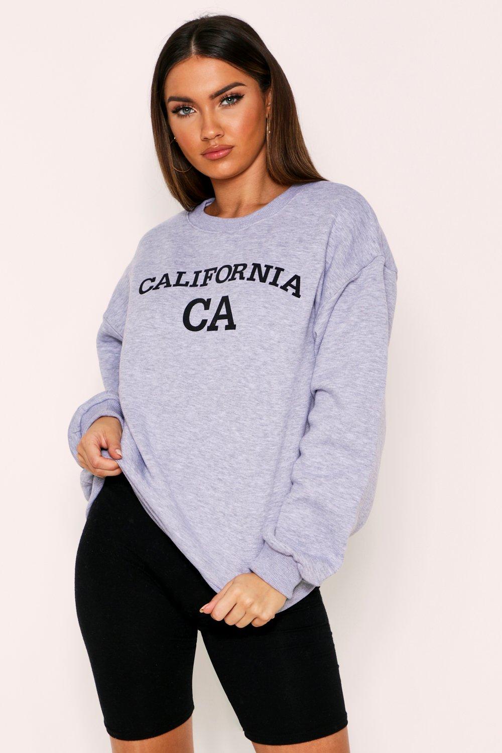 oversized crew neck jumper