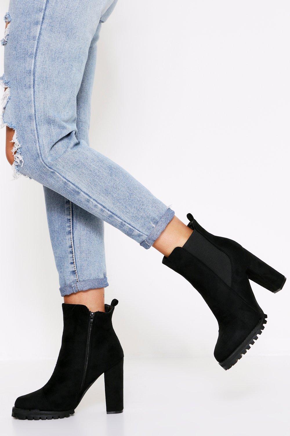 suedette chelsea boots