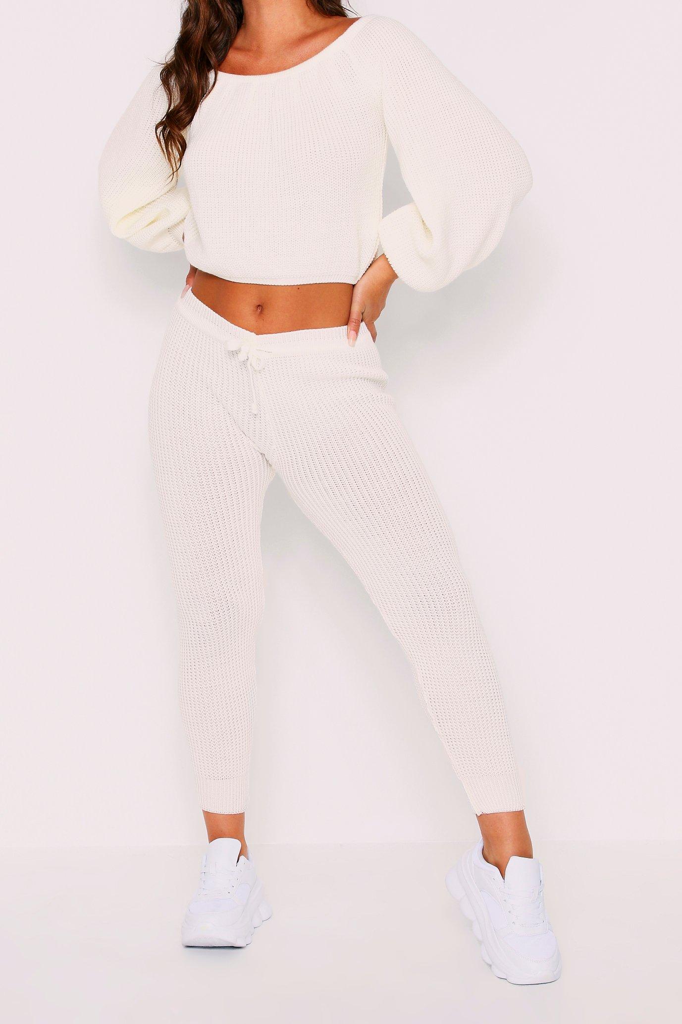 cream jogger set