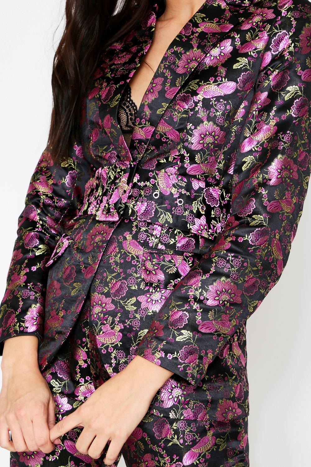 oriental blazer dress