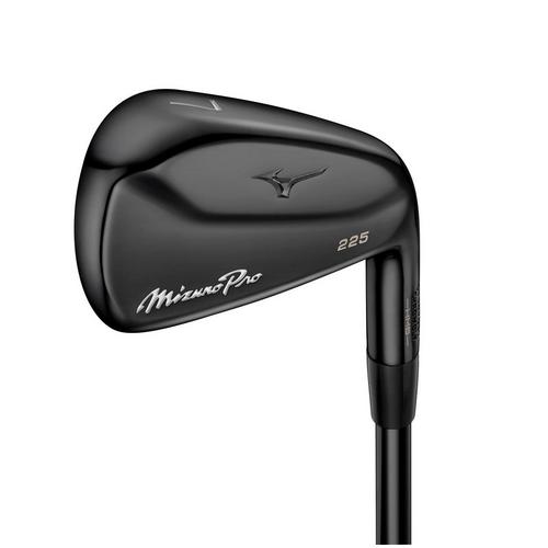 Mizuno Pro 225 Black Golf Iron Set, Steel Right Hand - 7pc