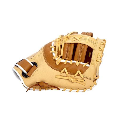 Coffee Cork Mizuno LEFT HANDED THROW Franchise GXF90B2 First Base Mittens 