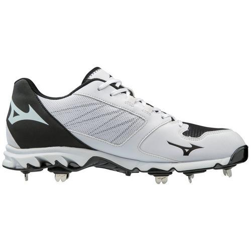 Details about   Mizuno Men's 9-Spike Dominant IC Mid Metal Baseball Cleat Athletic Shoe Black/W 
