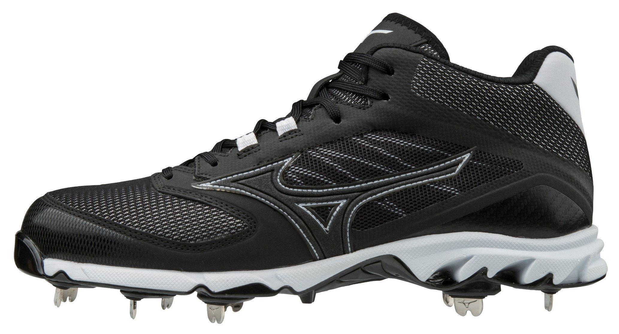 orange mizuno baseball cleats