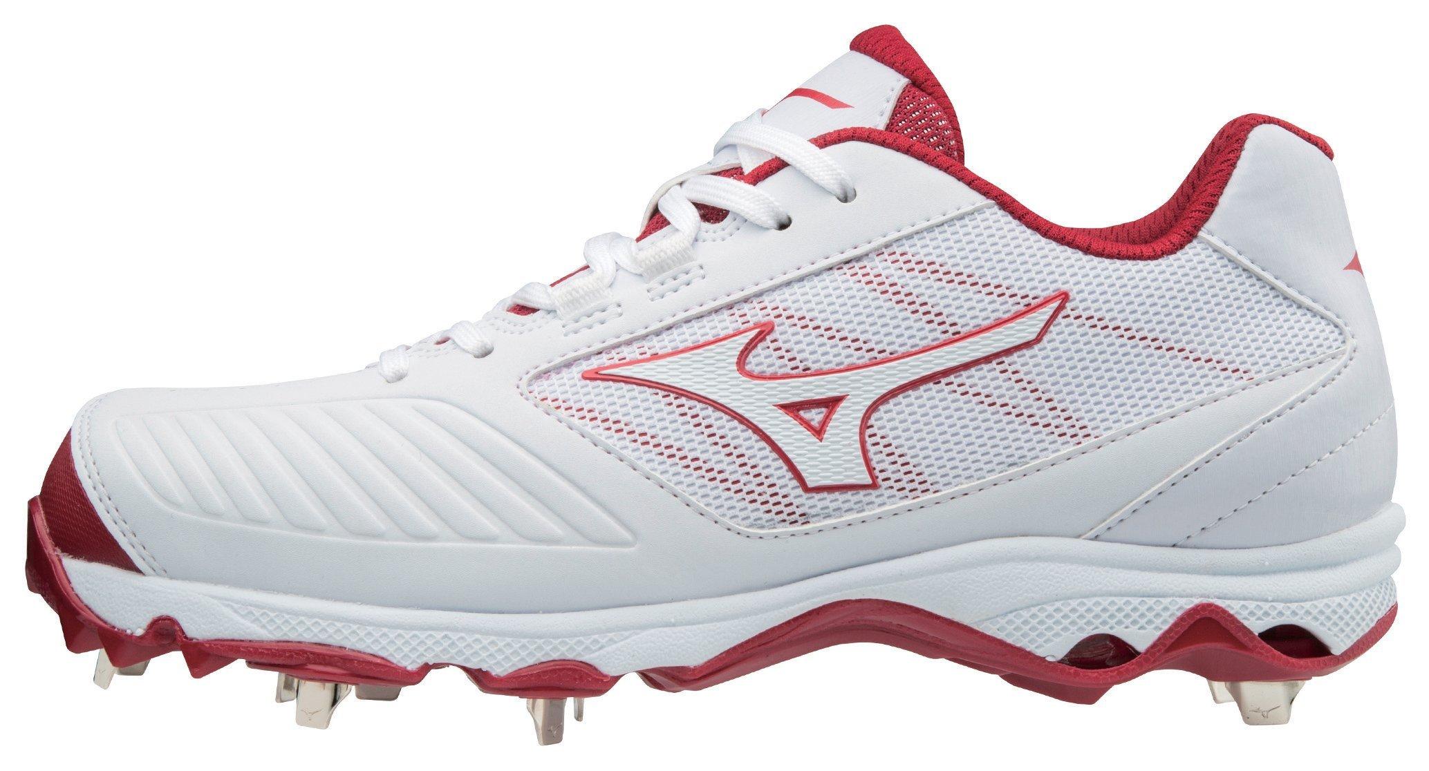 mizuno red cleats for softball