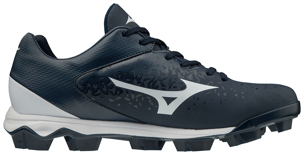 white mizuno molded cleats