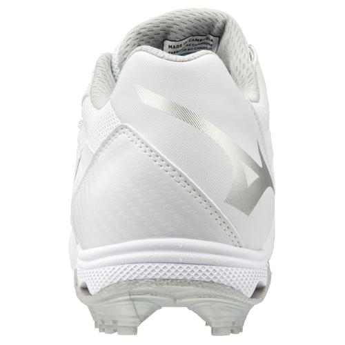 9.5 B US White/White Mizuno Womens 9-Spike Advanced Finch Elite 3 Fastpitch Cleat Softball Shoe