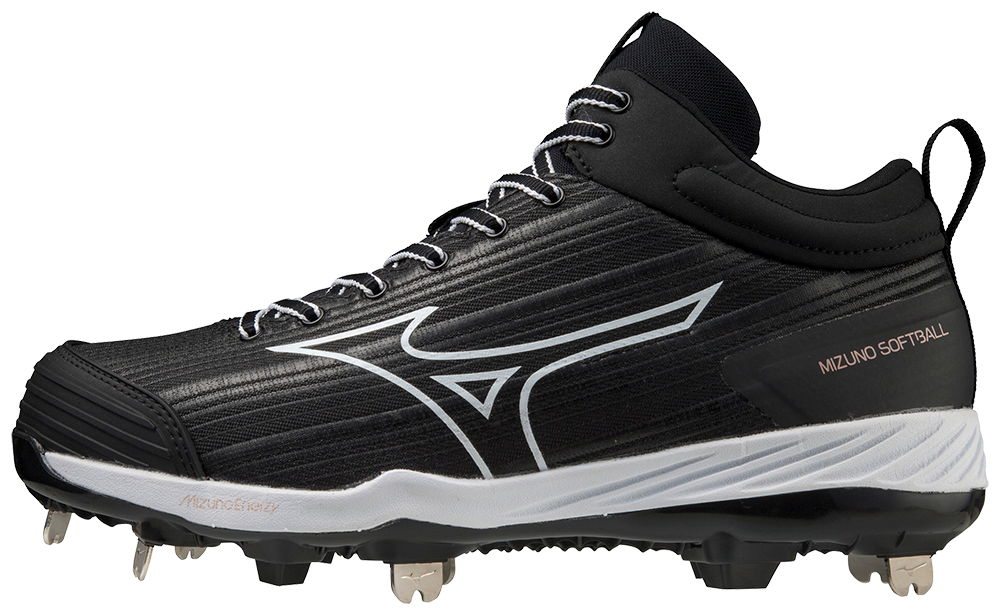 Mizuno women's metal clearance cleats white