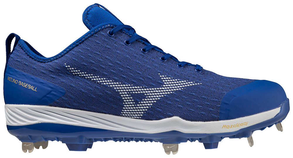 Mizuno Blue and White Baseball Spikes s-l400.jpg main image 4