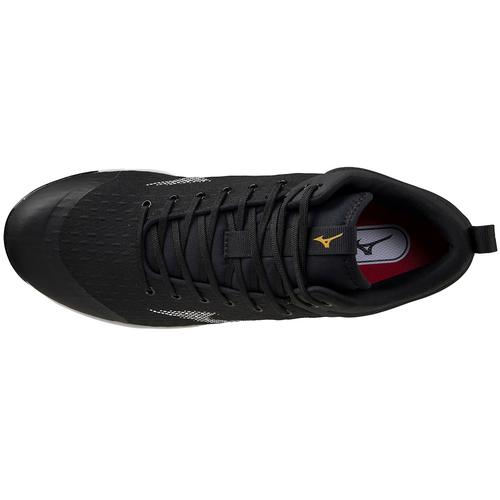 Mizuno Dominant 4 Mid Men's Metal Baseball Cleat - Mizuno USA Mizuno Dominant 4 Mid Men's Metal Baseball Cleat - Mizuno USA