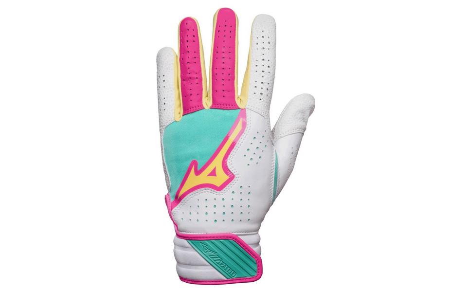 MIZUNO WOMENS SOFTBALL BATTING GLOVES - PRO SELECT WOMEN'S SOFTBALL BATTING GLOVE - 330443