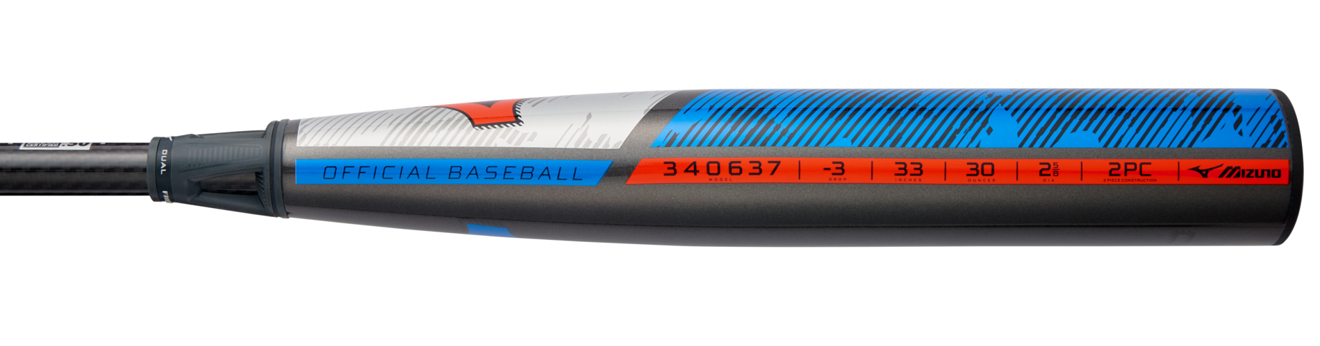PWR CRBN - BBCOR Baseball Bat (-3) - Mizuno USA