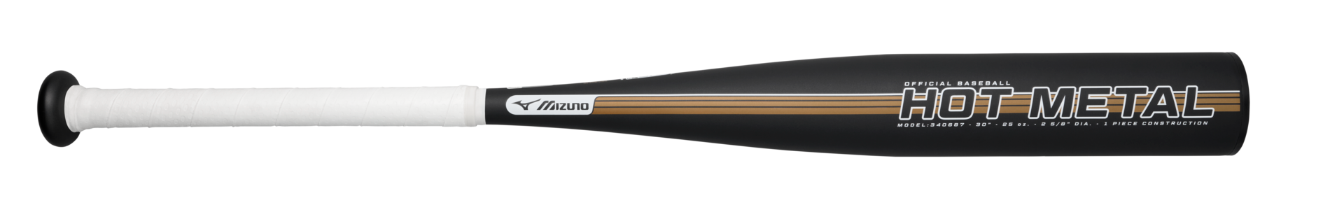HOT METAL - Big Barrel Youth USSSA Baseball Bat (-5), Black/Gold