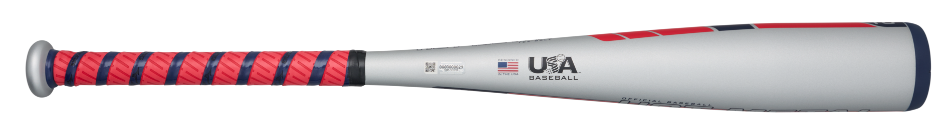HOT METAL - Big Barrel Tee Ball USA Baseball Bat (-12), Grey/Red