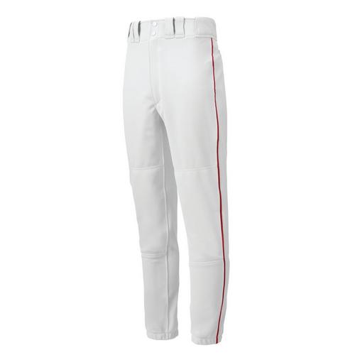 Blanc Aucune Piping Élastique Ourlet Youth XL Mizuno Baseball Pantalon 