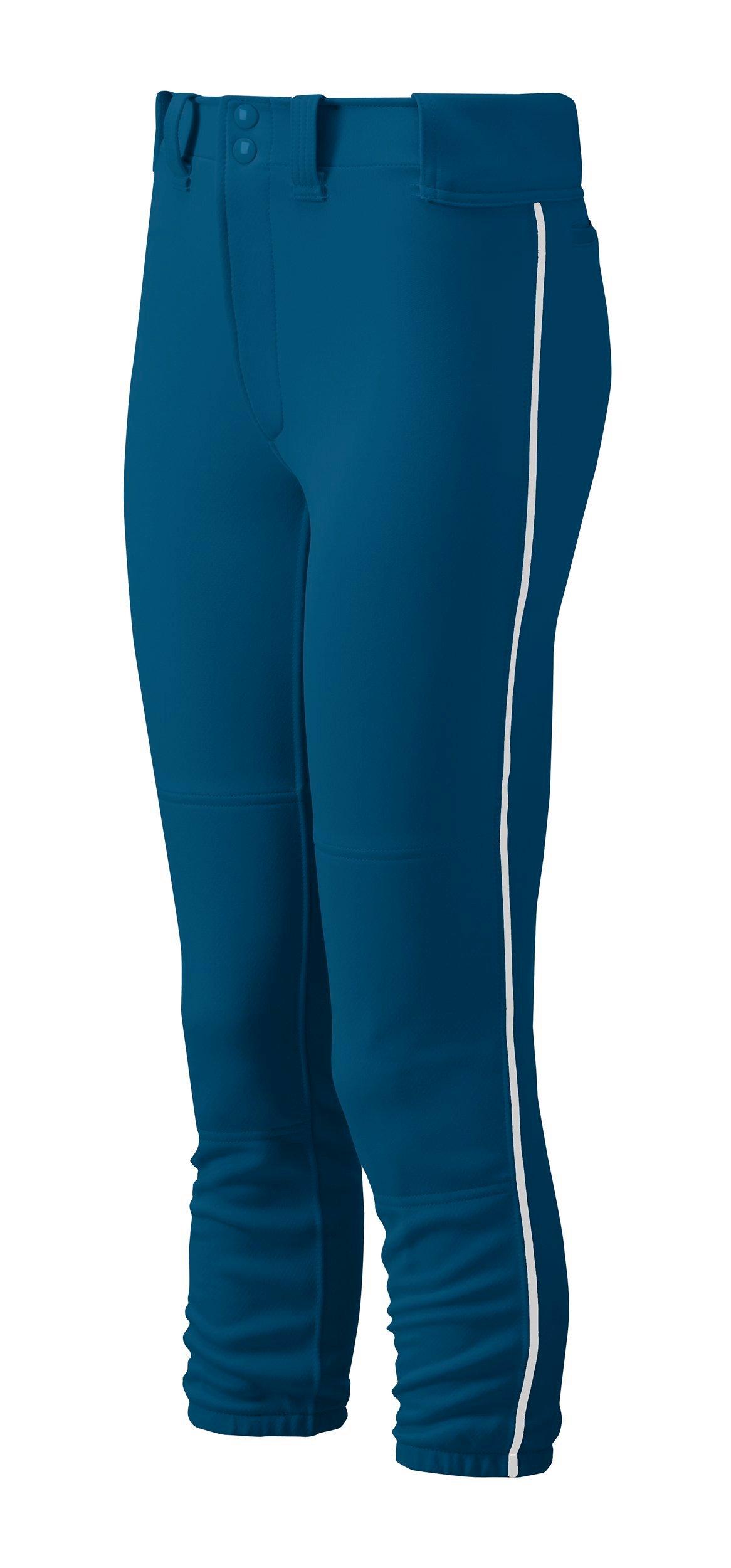 navy blue mizuno softball pants