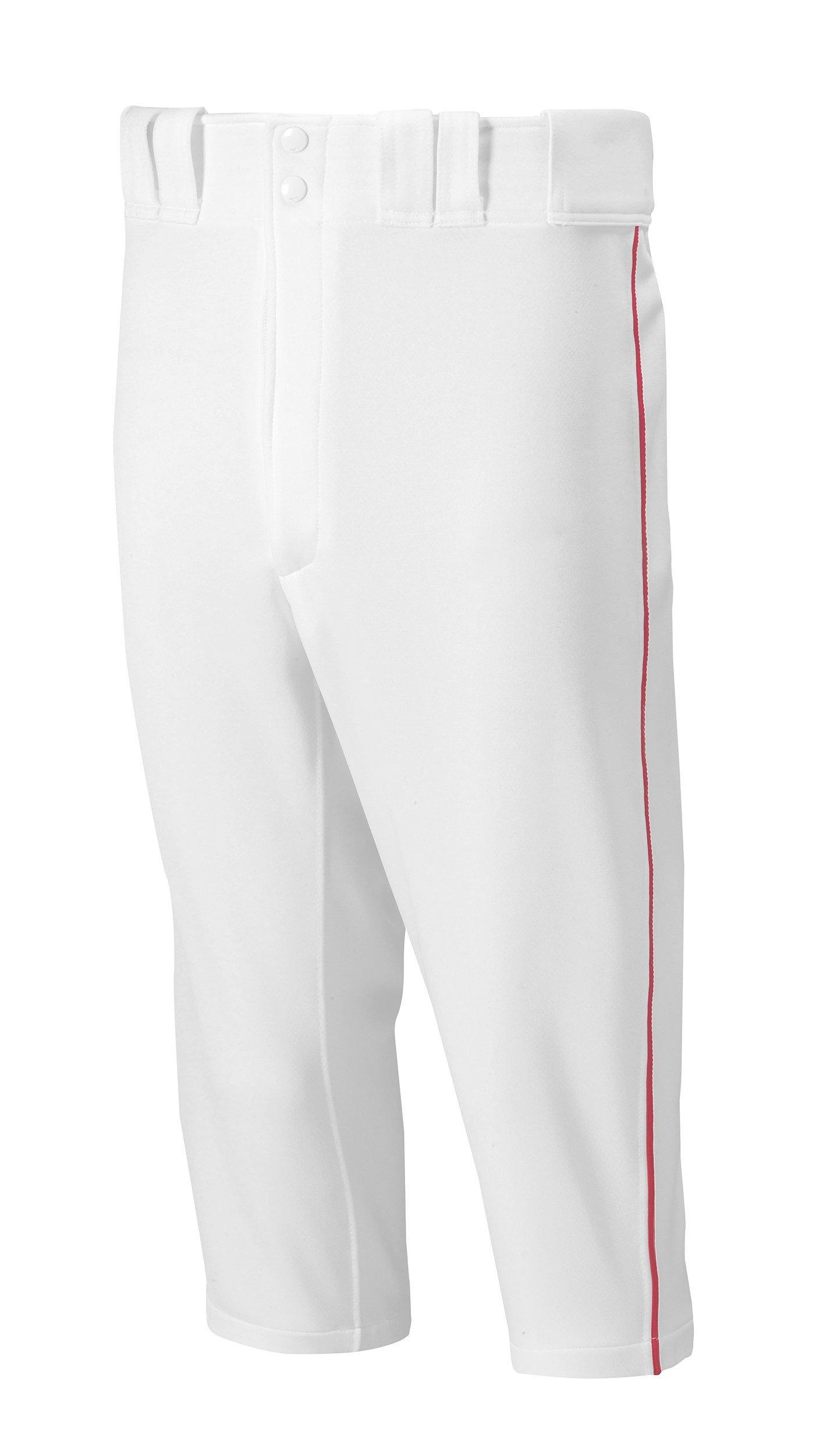 mizuno youth premier short piped pants