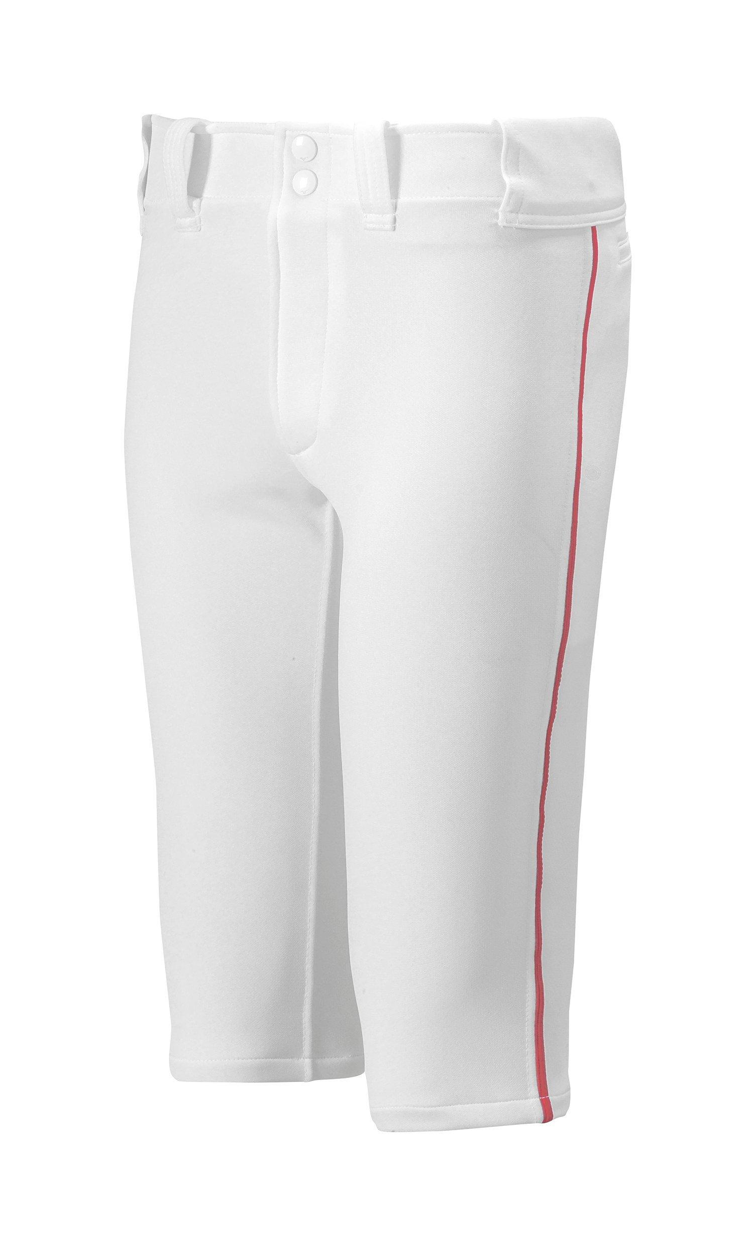 mizuno youth premier short piped pants