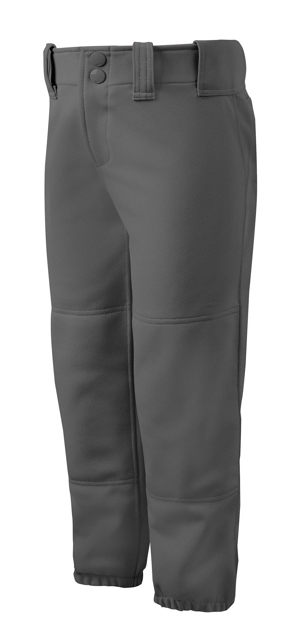 girls gray softball pants