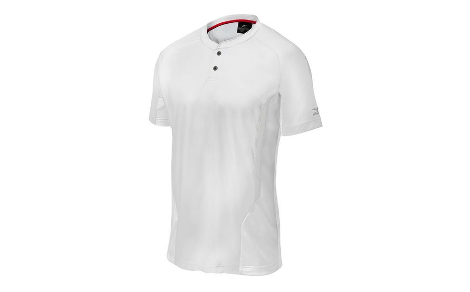MIZUNO MENS BASEBALL APPAREL - MEN'S ELITE 2-BUTTON BASEBALL JERSEY - 350527
