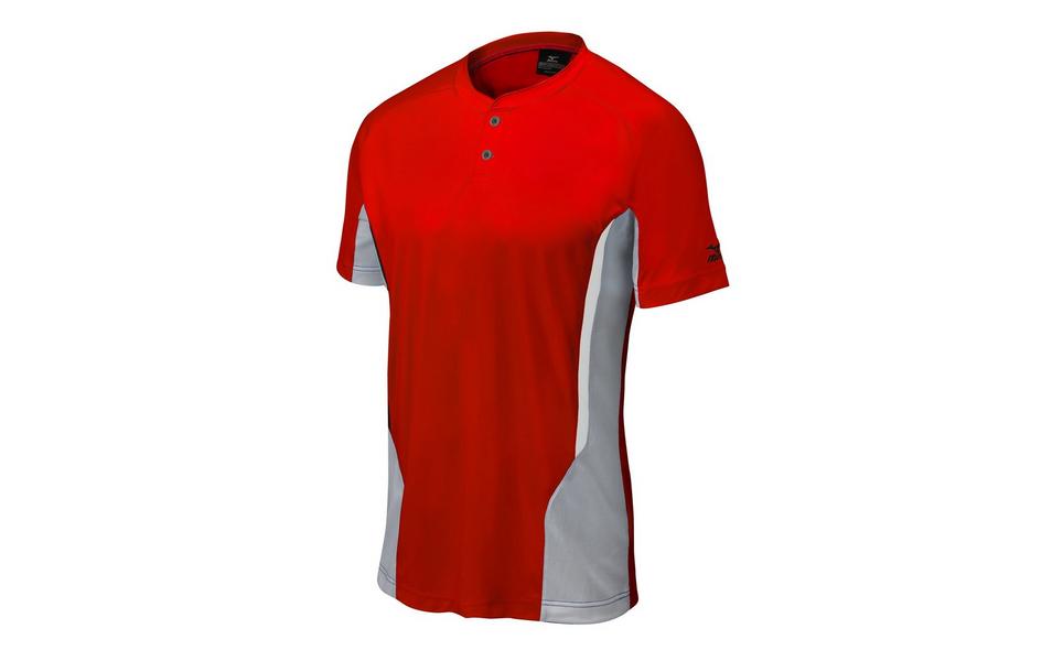 MIZUNO MENS BASEBALL APPAREL - MEN'S ELITE 2-BUTTON BASEBALL JERSEY - 350527
