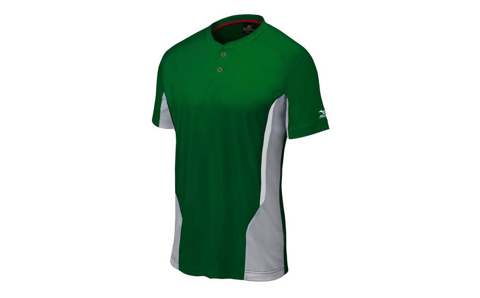 MIZUNO MENS BASEBALL APPAREL - MEN'S ELITE 2-BUTTON BASEBALL JERSEY - 350527