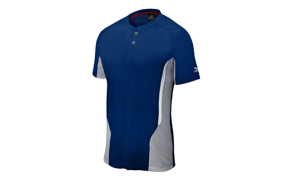MIZUNO MENS BASEBALL APPAREL - MEN'S ELITE 2-BUTTON BASEBALL JERSEY - 350527