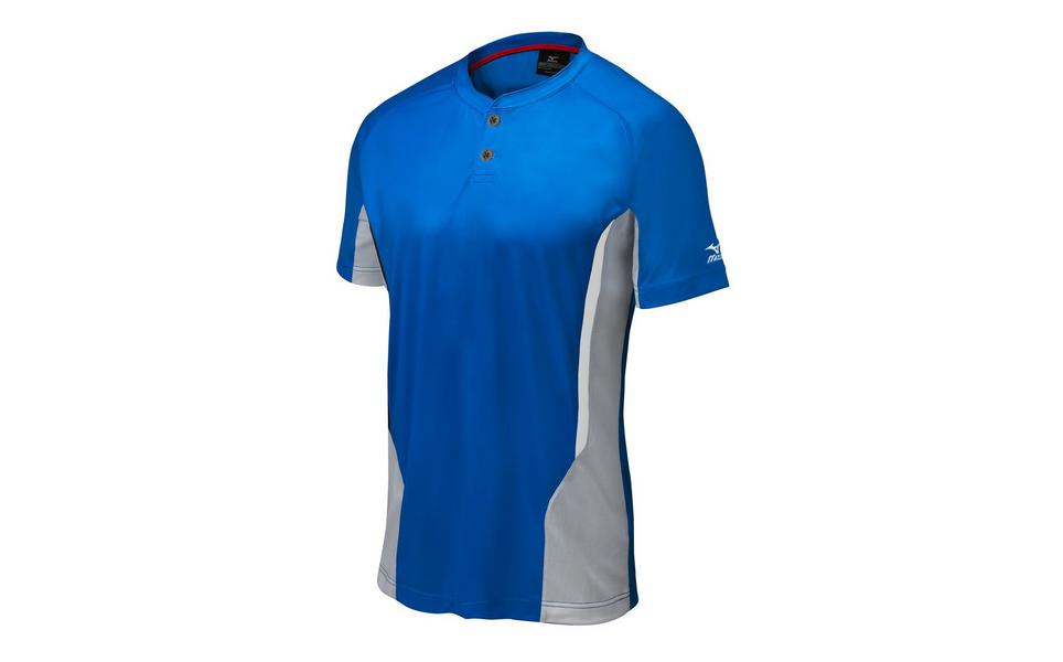 MIZUNO MENS BASEBALL APPAREL - MEN'S ELITE 2-BUTTON BASEBALL JERSEY - 350527