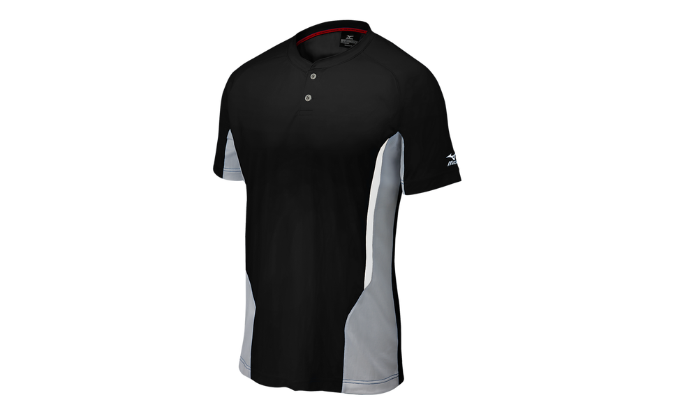 MIZUNO MENS BASEBALL APPAREL - MEN'S ELITE 2-BUTTON BASEBALL JERSEY - 350527