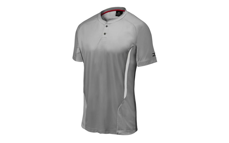 MIZUNO MENS BASEBALL APPAREL - MEN'S ELITE 2-BUTTON BASEBALL JERSEY - 350527