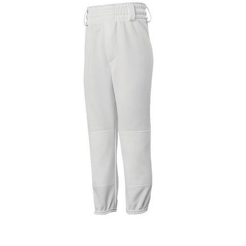Mizuno 350166 Adult Open Hem Baseball Pants NWT White L or XL BB018 