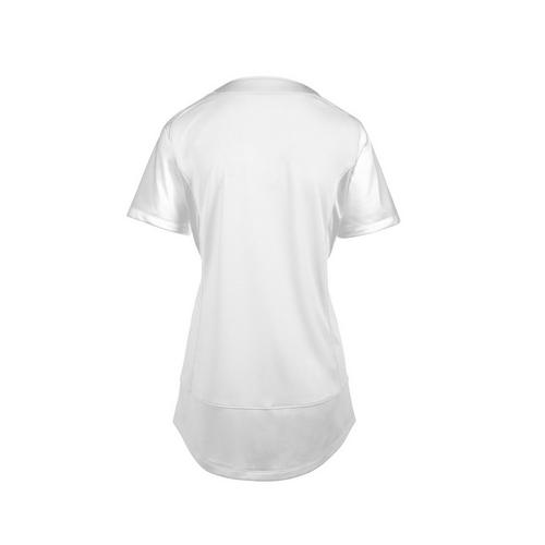 Mizuno Mens Aerolite 2-Button Baseball Jersey White XL