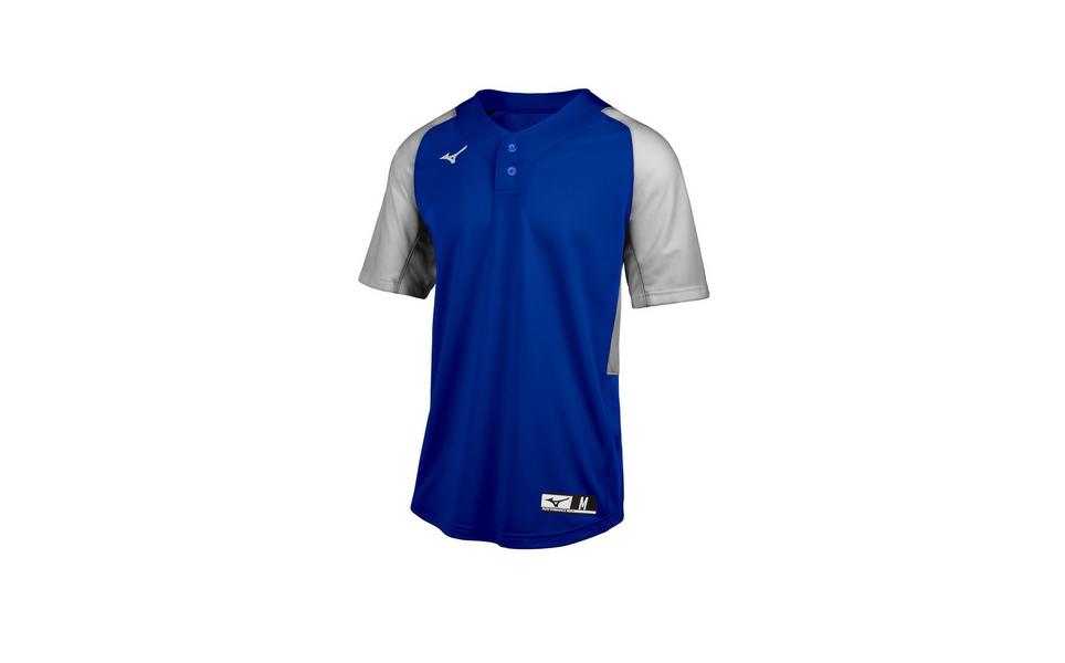 MIZUNO BOYS BASEBALL APPAREL - YOUTH AEROLITE 2-BUTTON BASEBALL JERSEY - 350750