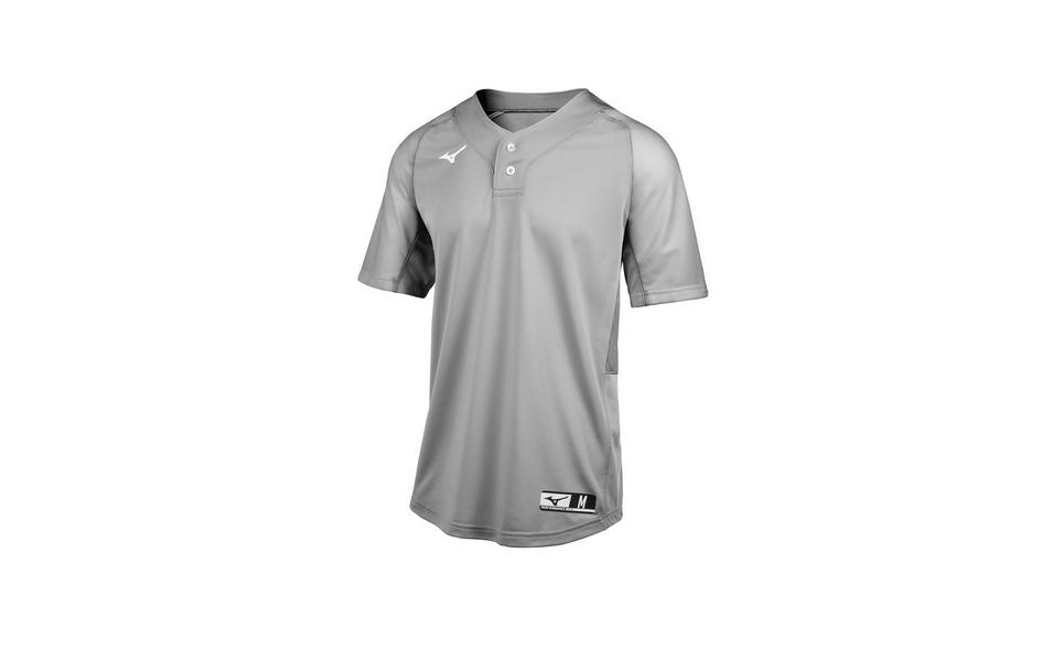 MIZUNO BOYS BASEBALL APPAREL - YOUTH AEROLITE 2-BUTTON BASEBALL JERSEY - 350750