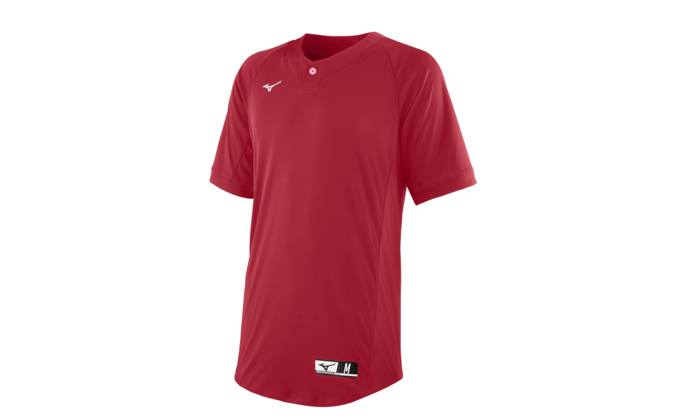 MIZUNO MENS BASEBALL APPAREL - NXT 1 BUTTON BASEBALL JERSEY - 351117