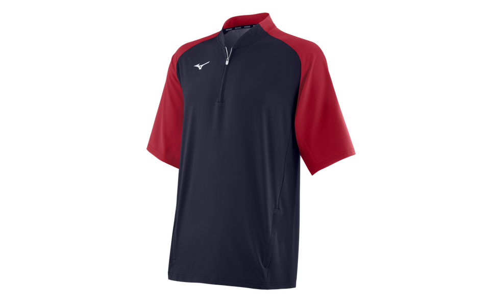 MIZUNO YOUTH - BOYS BASEBALL APPAREL - YOUTH GAMETIME SHORT SLEEVE HITTING JACKET - 351124
