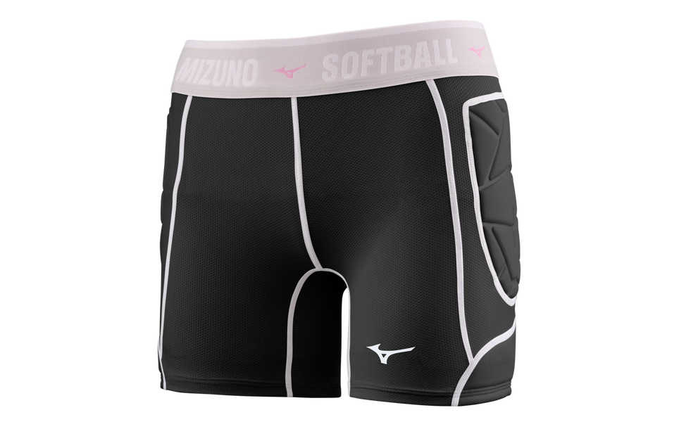 MIZUNO YOUTH - GIRLS SOFTBALL APPAREL - GIRLS RB SHIELD PADDED SLIDING SHORT - 351172