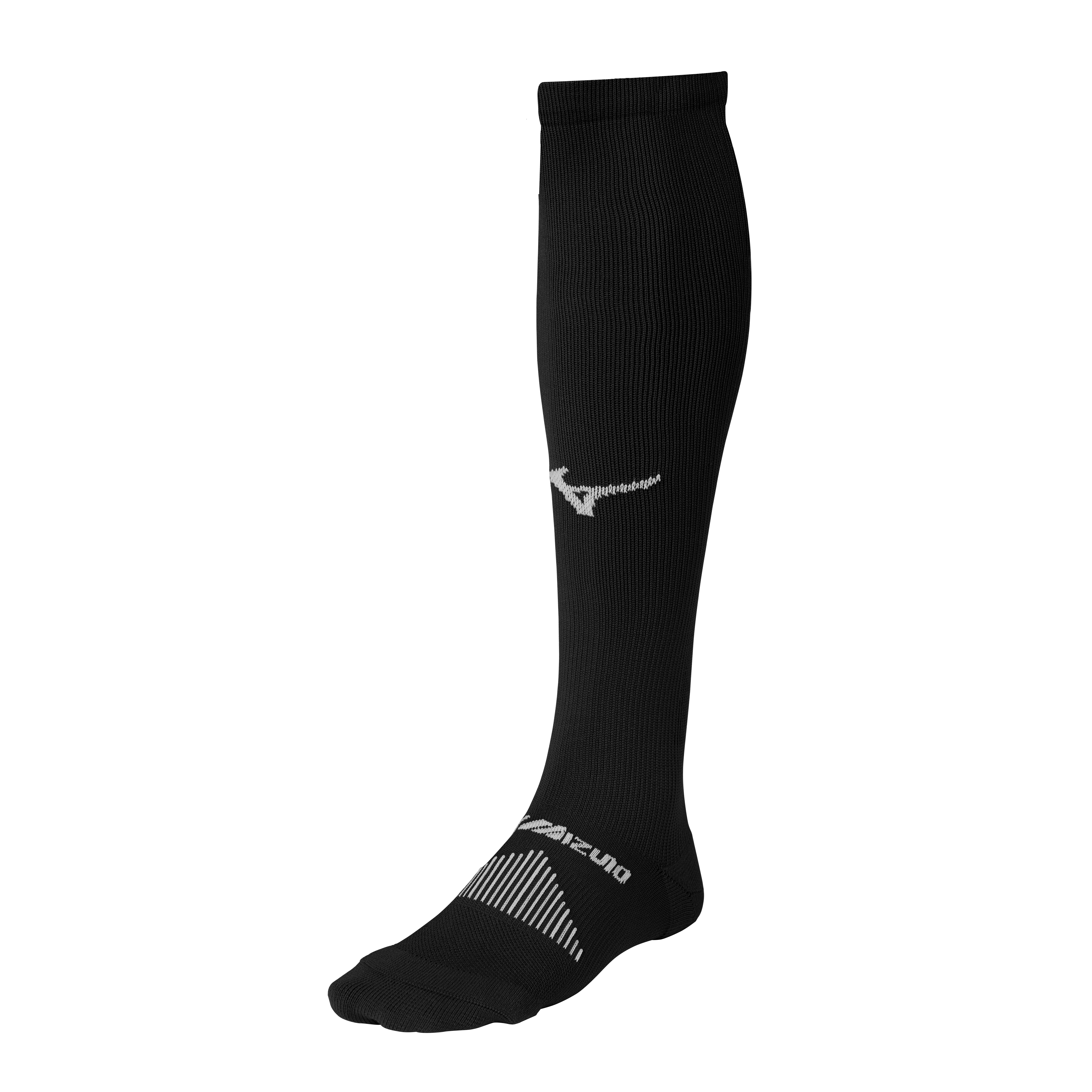 mizuno crew socks black