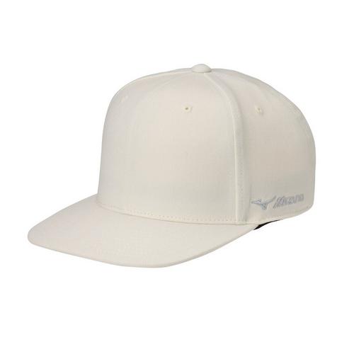 Mizuno Logo Hat Cap White-33YW800101