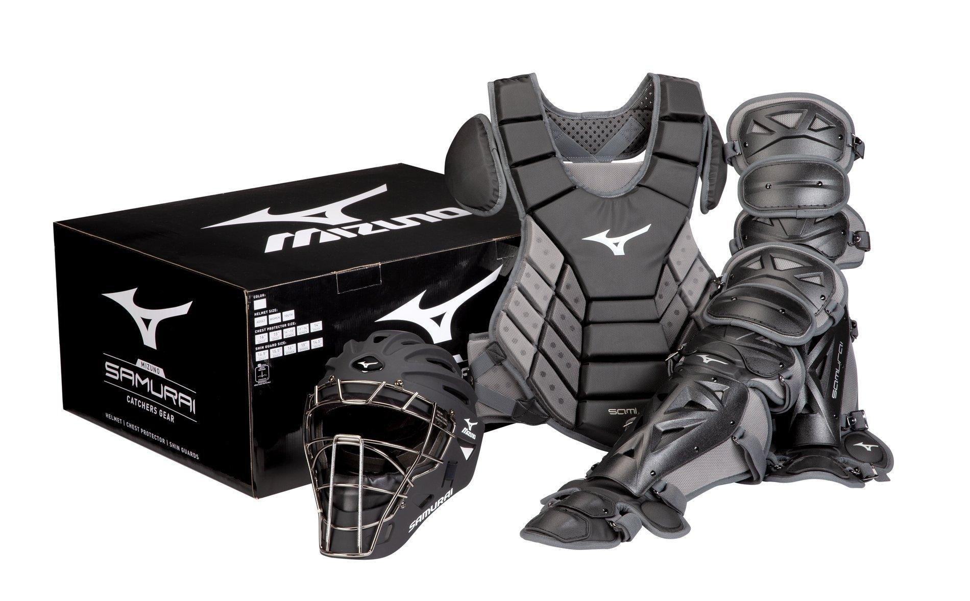 Mizuno Samurai Fastpitch Catchers Set Intermediate Purple