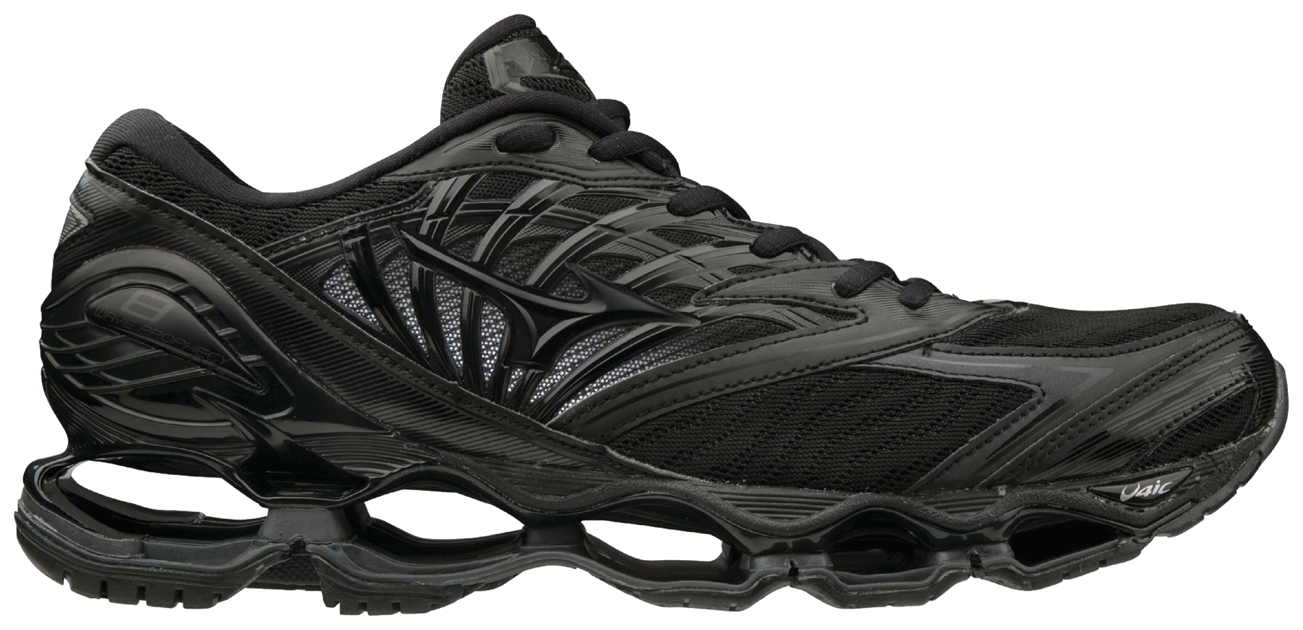 all black mizuno running shoes