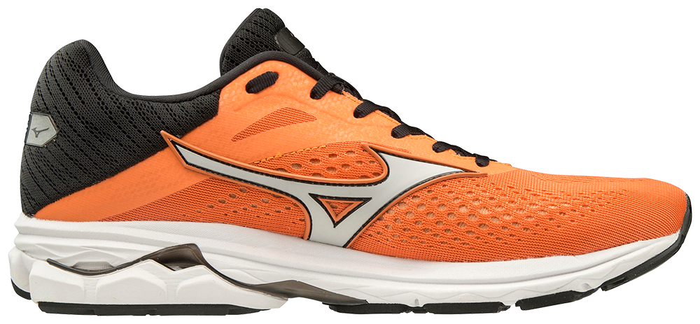 mizuno running mens orange