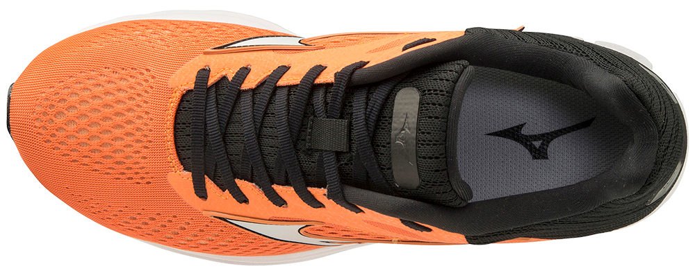 mizuno running mens orange