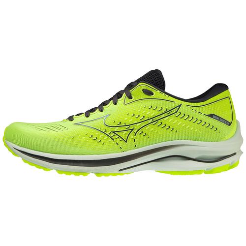 Mizuno Mens Wave Rider 25 Running Shoes Trainers Sneakers Green Sports 