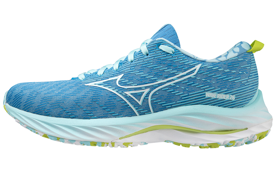 MIZUNO WOMENS RUNNING SHOES - WOMEN'S WAVE RIDER 26 ROXY RUNNING SHOE - 411386
