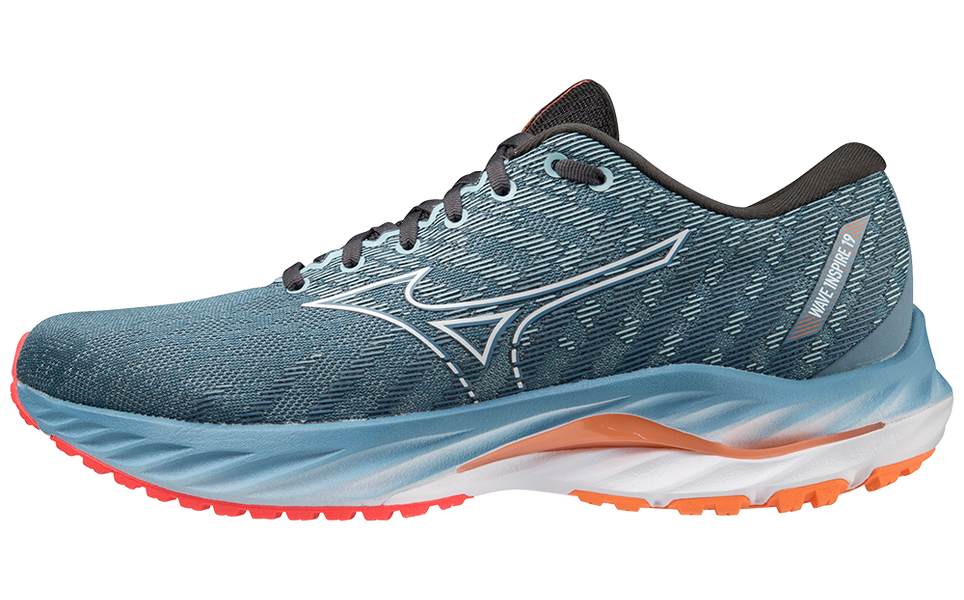 MIZUNO MENS RUNNING SHOES - MEN'S WAVE INSPIRE 19 RUNNING SHOE - 411395