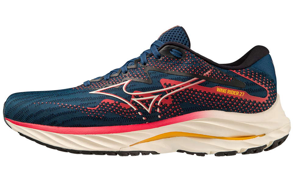 MIZUNO MENS RUNNING SHOES - MEN'S WAVE RIDER 27 RUNNING SHOE - 411415